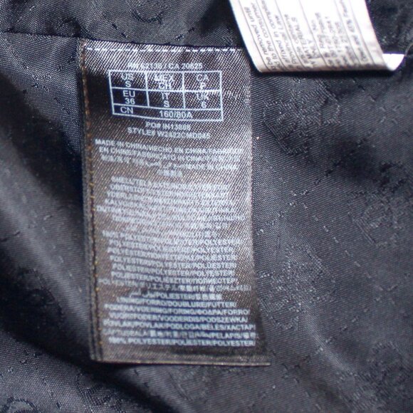 Vintage Y2K Down Filled Belted GUESS Winter Puffer Coat - Picture 10 of 12